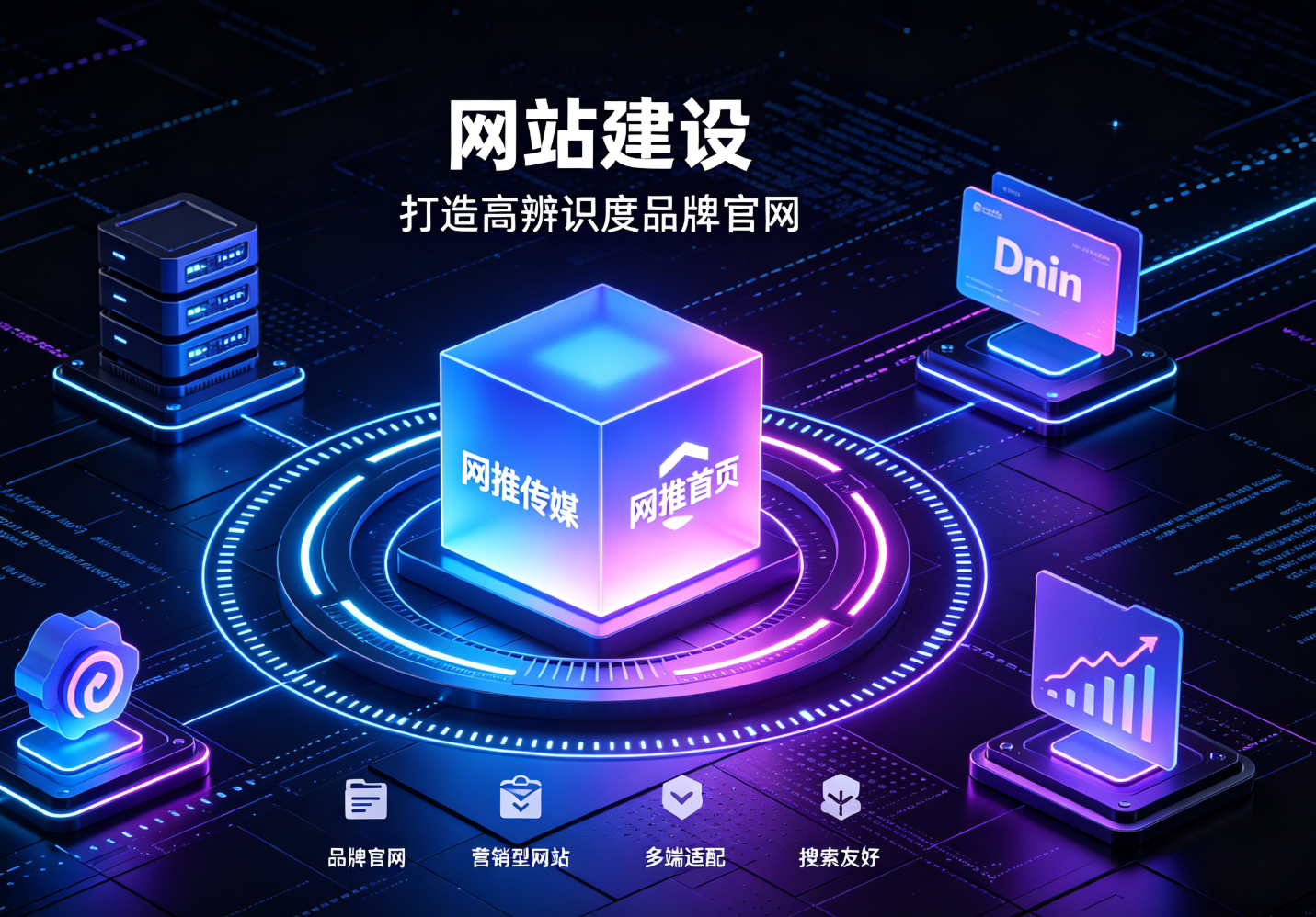 企业官网建设服务展示